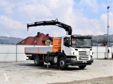 Camion Scania P270 Pritsche 6,00m + HIAB 122 BS- 2 DUO ! plateau occasion