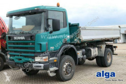Camión volquete volquete trilateral Scania R114CB HZ 4x4, Allrad, Partikelfilter, 340PS