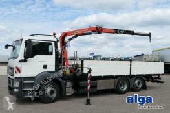 Camion plateau ridelles MAN 26.320 TGS BL 6x2, Kran Palfinger PK 11001, Funk