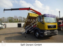 Camion tri-benne MAN 18.340 3Seitenkipper mit PK 12000 Kran 4x2