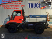 آلة لصيانة الطرق شاحنة ناثرة للملح Unimog Unimog U300 Winterdienst Streuer Wechsellenkung