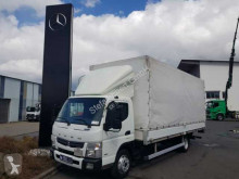 Teherautó Fuso Canter Mitsubishi Canter 7C15 4x2 Pritsche/Plane + LBW használt ponyvával felszerelt plató