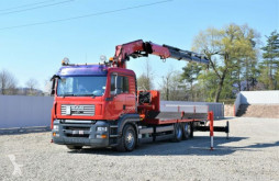 Camión caja abierta MAN TGA 26.400 Pritsche 6,50m + FASSI F450XP + FUNK!