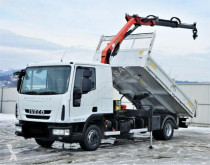 Teherautó Iveco Eurocargo 120EL22 használt hátra és két oldalra billenő kocsi