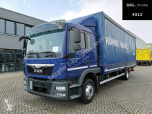 MAN ponyvával felszerelt plató teherautó TGM TGM 15.290 4x2 BL / Ladebordwand / NAVI