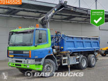 DAF 75CF290 NL-Truck Manual Lenkachse Hiab 102-2 кузов с трехсторонней разгрузкой б/у