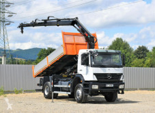 Lastbil Mercedes Axor 1829 Kipper 4,80m + HIAB122 BS-3 HIDUO/FUNK flatbed brugt