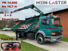 Lastbil tre vagnar Mercedes Atego 1823 3-S.Kipper PK 14.600 14,7m 730 kg 5+6 Funk
