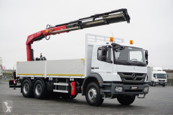 Camion plateau MERCEDES-BENZ AXOR / 2633 / SKRZYNIOWY + HDS / WYSIĘG - 12,3 M