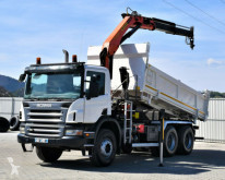 Ciężarówka platforma Scania P380 Kipper 5,10m + PK15500 + Bordmatic/6x4 !