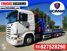 Kamión Scania náves na prepravu strojov ojazdený