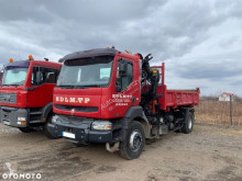 Camion ribaltabile Renault Kerax 370 DCI HDS PALFINGER PK15500 // WYWROT NA BOK I TYŁ // HYDROBURTA // SUPER STAN //