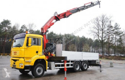 Camion plateau MAN TGA 26.430 6x4x2 FASSI 360XP Crane Kran Fly Jib