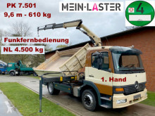 Camion polybenne Mercedes 1223 3 S-Kipper PK 7501 - 9,6 m 650kg - Funk FB