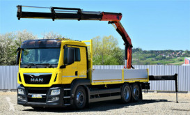 Camião estrado / caixa aberta MAN TGA 26.400 Pritsche 6,35m + PK 16502 + FUNK !