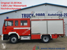 MAN tűzoltóság teherautó 14.224 4x4 Metz Feuerwehr 9Sitze 1600l Löschw.
