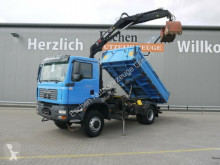 Camion ribaltabile MAN TGM 18.280 4x4 BB, erst 43TKM, HIAB 111 BS-3 DUO