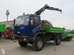 Camion EuroCargo 100 E 15 2-Achs Allradkipper Kran benne occasion