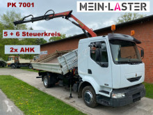 Camion Renault Midlum 220 3 S-Kipper PK 7001 - 8,9 m 1. Hand tri-benne occasion