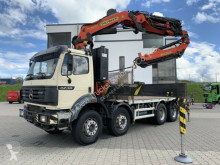 Camion Mercedes SK 3238 8x4 Palfinger PK 44002 + Jib + Seilwinde cassone usato