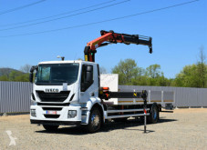 Camión Iveco Stralis 310 PRITSCHE + PK 14002-EHA + FUNK ! caja abierta usado