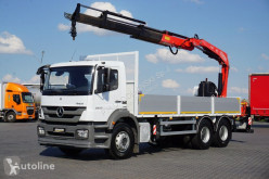 Camión caja abierta MERCEDES-BENZ / AXOR / 2633 / E 5 / SKRZYNIOWY + HDS / MANUAL / ROTATOR / PILO