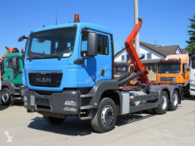 Camion scarrabile MAN TGS TG-S 26.440 6x4 Abrollkipper Deutsch, Hiab, Topzustand