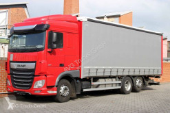 Camion centinato alla francese DAF XF 450 6X2 Schiebeplane Edscha Intarder LBW ACC