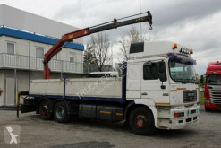 Lastbil flatbed MAN 26.414 SILENT, 6x2,INTARDER,CRANE/KRAN (5000 KG)