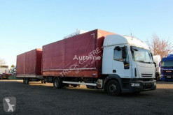 Camion centinato alla francese Iveco ML 120E25, EURO 4, TAIL LIFT+TRAILER AGADOS DONA
