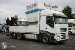Teherautó Iveco STRALIS AS 260S42 KRAN/CRANE HIAB166E-4-4600 KG használt plató