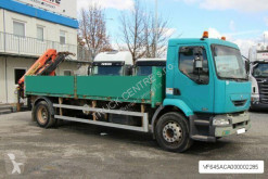 Renault MIDLUM 270.18/C, EURO 3, CRANE/KRAN PALFINGER truck used flatbed