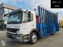 Camion plateau porte panneau Mercedes Atego Atego 1224 / Glastransport / TEREX Kran