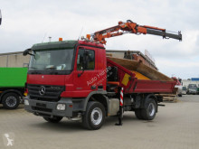 Camion Mercedes Actros 1836 K 2-Achs Kipper Kran ribaltabile trilaterale usato