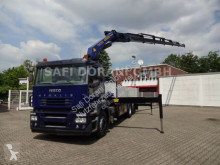 Camion cassone fisso Iveco Stralis STRALIS Pritsche mit PK 27002 6x hydr. Ausschub