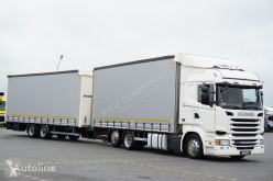 Camion Teloni scorrevoli (centinato) Scania R 450 / ACC / EUO 6 / ZESTAW PZESTZENNY 120 M3 + emoque ideaux coulissants