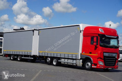 Camion DAF 106 / 480 / SSC / ACC / EURO 6 / ZESTAW PRZEJAZDOWY 120 M3 + remorque rideaux coulissants Teloni scorrevoli (centinato) usato