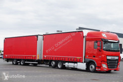 Camion DAF 106 / 460 / SSC / ACC / EURO 6 / ZESTAW PRZEJAZDOWY 120 M3 + remorque rideaux coulissants Teloni scorrevoli (centinato) usato