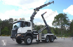 Ciężarówka Scania Scania P 400 6x6 Crane Kran HMF 2020 Hooklift . Hakowiec używana
