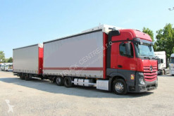 Lastbil glidende gardiner Mercedes ACTROS 2545, EURO 6, 6x2 + TRAILER PANAV, BPW