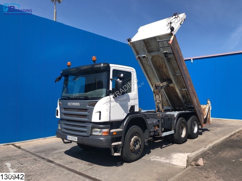 卡车斯堪尼亚侧翻自卸车p 380 6x4 柴油欧洲标准4 二手 编号