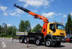 Camión caja abierta Iveco TRAKKER AD 410 8x8 Palfinger PK 44002 Crane Kran