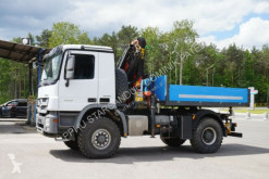 Camion cassone Mercedes Actros 1844 4x4 Palfinger 18001 WINDE FUNK Kran