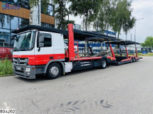 Lastbil med släp biltransport Mercedes Actros 1841