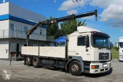 Kamion MAN 23.414, 6x2, CRANE/KRAN HIAB 102 (3900 KG) plošina použitý
