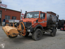 Staţie de asfalt Mercedes Unimog U 427 13 Pritsche Front+Heckhydraulik
