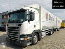Camion cu remorca furgon transport băuturi Scania G G 410 / Retarder / Lift-Lenkachse / with trailer
