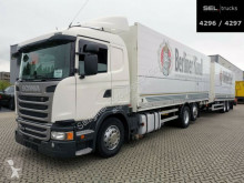Lastbil med släp transportbil bryggeri Scania G G 410 / Retarder / Lift-Lenkachse / with trailer