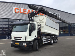 شاحنة حاوية Ginaf C 3128 N Hiab 21 ton/meter laadkraan