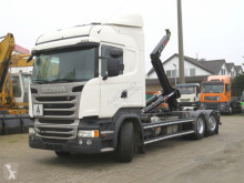 Camion polybenne Scania R 410 6x2 Abollkippe Lenk+Lift deutsch